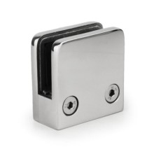Stainless Steel Square D Glass Railing Clamp