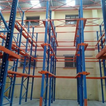 Upright Protector and Floor rail guide of Drive in Rack