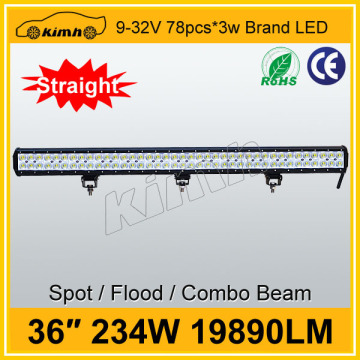 China manufacturer 234w semi truck led light bar