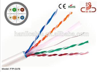 Hangzhou cable manufacturer high speed internet ftp cat6 network cable