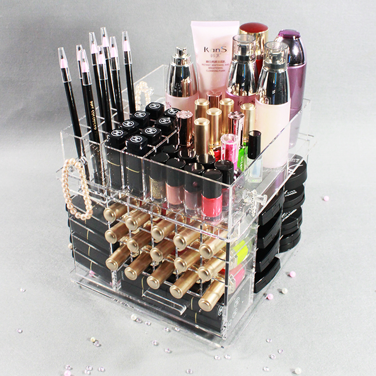 Acrylic Makeup Organizer Countertop