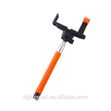 Foldable colorful wireless monopod bluethooth selfie stick