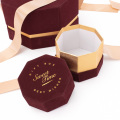 Imballaggio al cioccolato a forma di ottagono Casella regalo vuota personalizzata