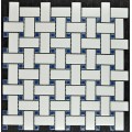 White Weaving Design Porcelain Mosaic