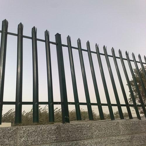Iron Galvanized Palisade Fencing/galvanized steel fence palisade fence