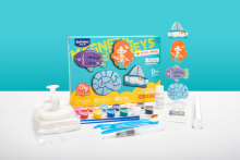 DIY material wrapped in stone plastic clay refrigerator