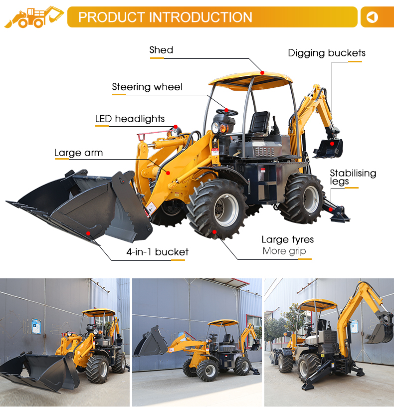 Made In China Backhoe Loader