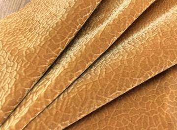 100% Polyester Embossed Flocking Fabric for Sofa