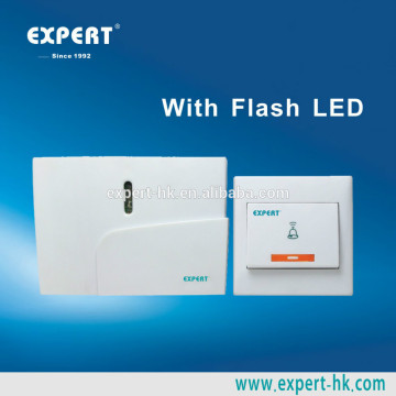Battery Wireless Digital Door Chime With Flash LED Long Range