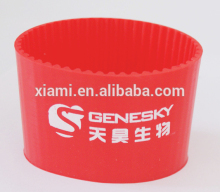 active demand printed chinese bright red silicone cup case