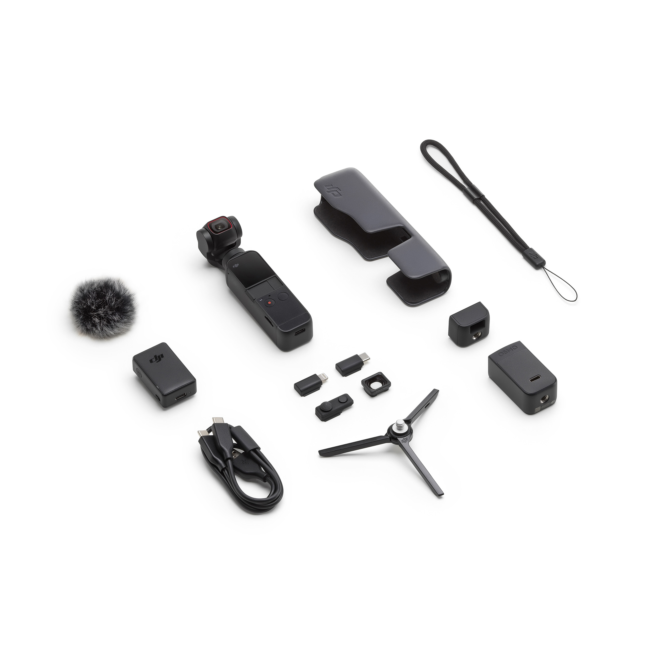 New original DJI Pocket 2 Creator Combo 3-axis Handheld 1/1.7-inch sensor 64MP Images camera for YouTube TikTok Video Vlog