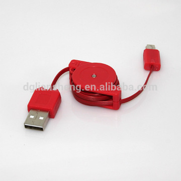 3.5mm double sided mini usb cable