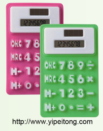 Silicone pocket  calculator