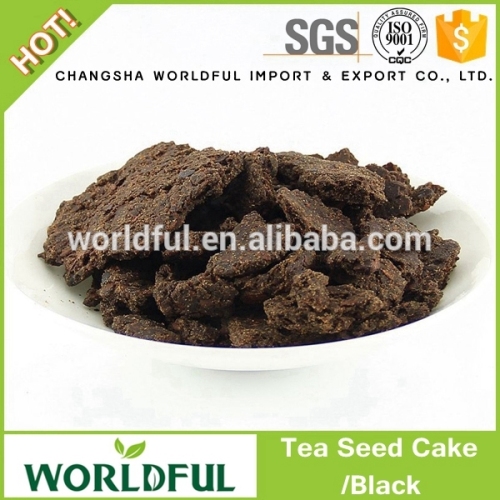 Snail Pesticide Black Tea Seed Cake with Rich Saponin 15%-18% min