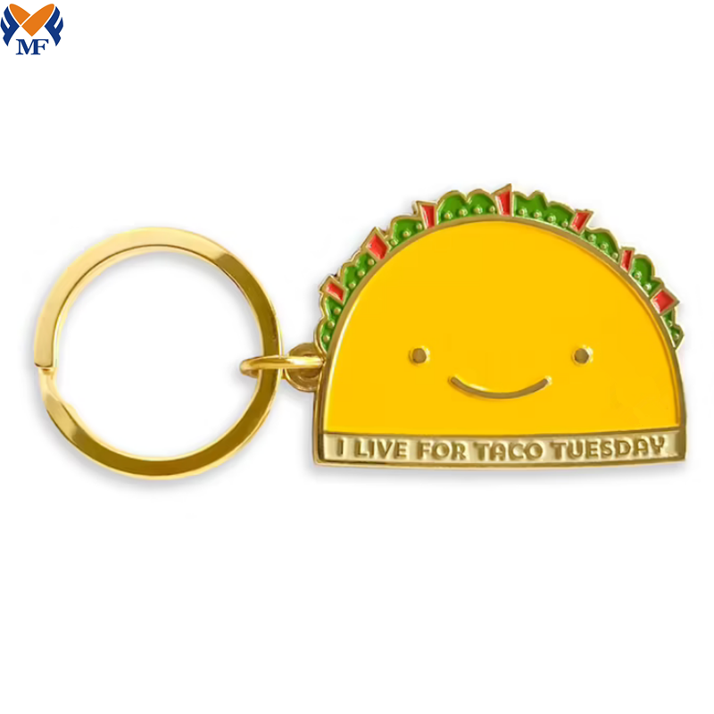 Taco Keychain Metal Png