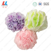 Lace flower mesh sponge bath ball