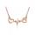 Love Bear Paw Dog Footprint ECG Heart Beat Ожерелье Для женщин Bling Clavicle Chain Jewelry Gift