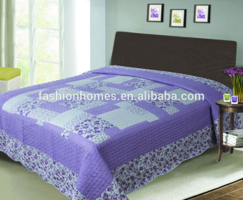 Printed Cheap Bedding Set Patchwork Quilt