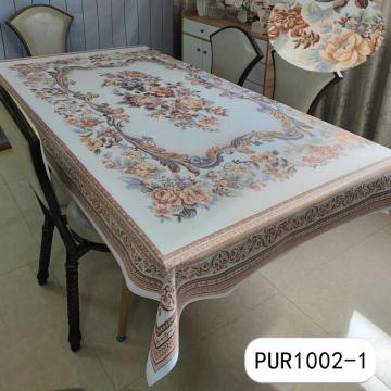 elegant vintage PU individual tablecloth fabric tablecloth