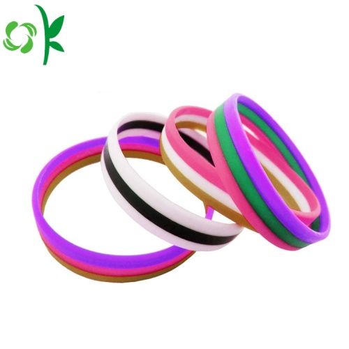 Khuyến mại tùy chỉnh thương hiệu thời trang thể thao Silicone Bracelet