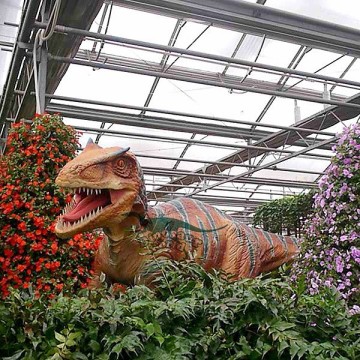 Garden Statues for Life-sized Dinosaur Indoor Playground Display