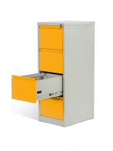 KD Structure 4 Drawer Metal Vertical Filing Cabinets
