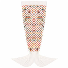 White gril home Mermaid blanket