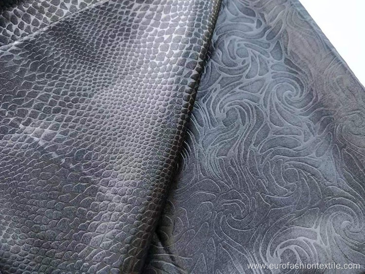 Duppion Sain Embossed Fabric