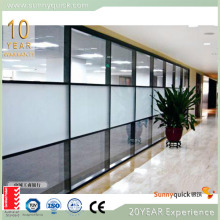 cheap used design decorative glass office partitions