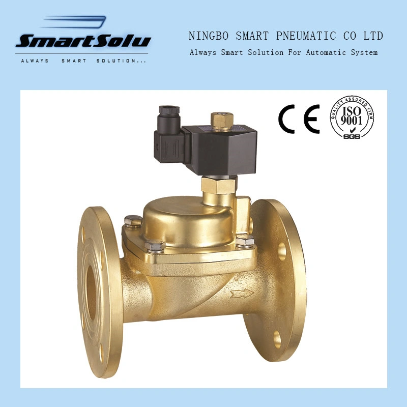 2-Way Flange Pilot Operated Piston Steam Normally Open Solenoid Valve