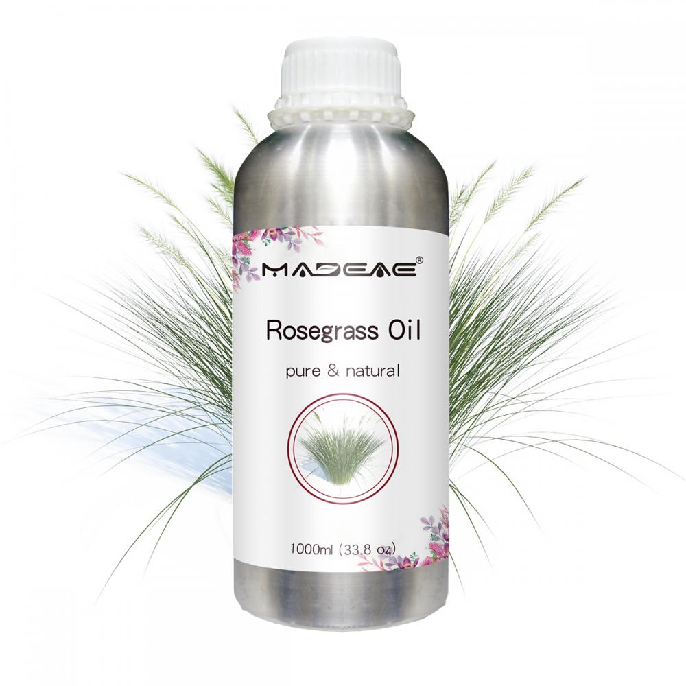 น้ำมันหอมระเหย Rosegrass Palmarosa ตามธรรมชาติสำหรับอโรมาเธอบำบัด