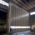 Porta de empilhamento industrial PVC de alta velocidade