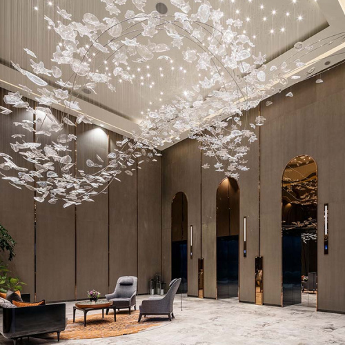 Wedding hotel club restaurant crystal glass chandelier light
