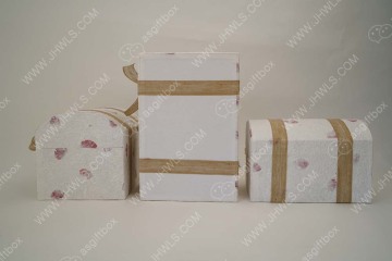Thailand paper flower petal paper storage box