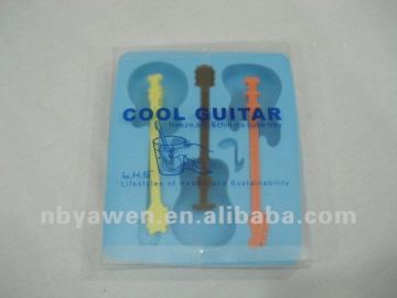 guitar shaped custom ice cube tray