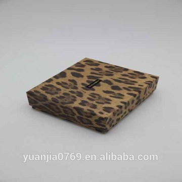 Leopard paper gift box with lids