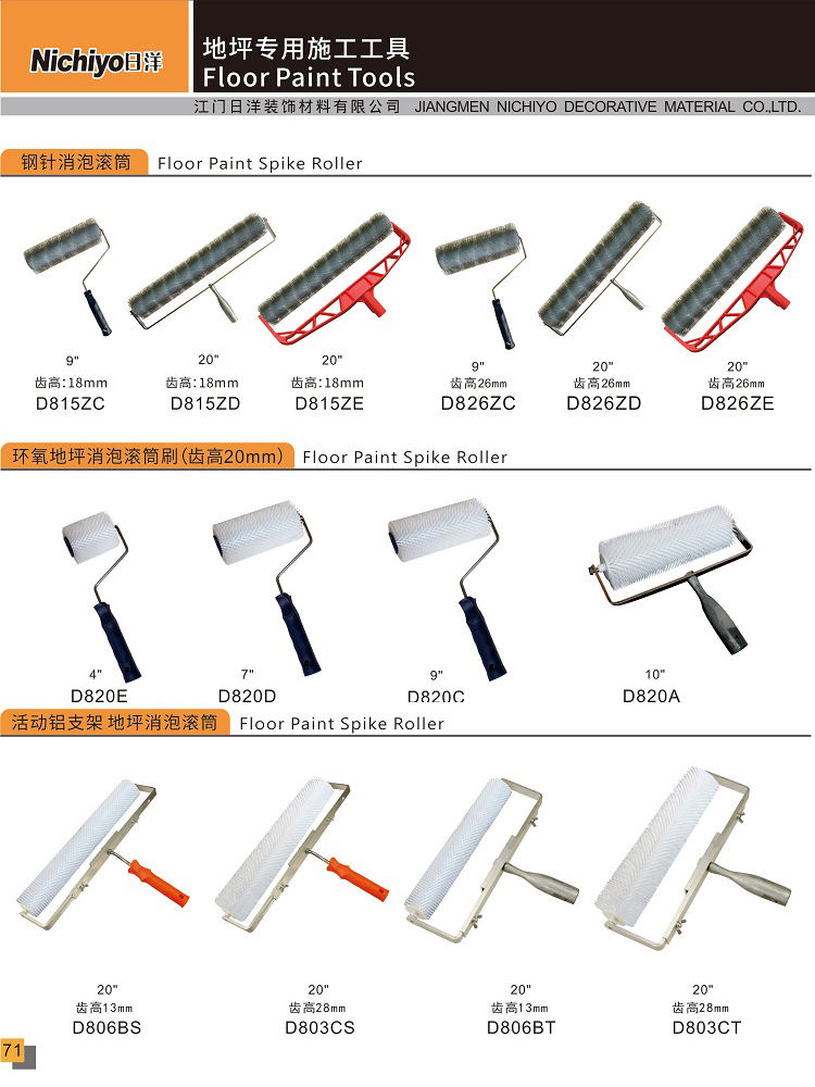 DIY Wall Roller Defoaming Brush for Epoxy Paint Coatings