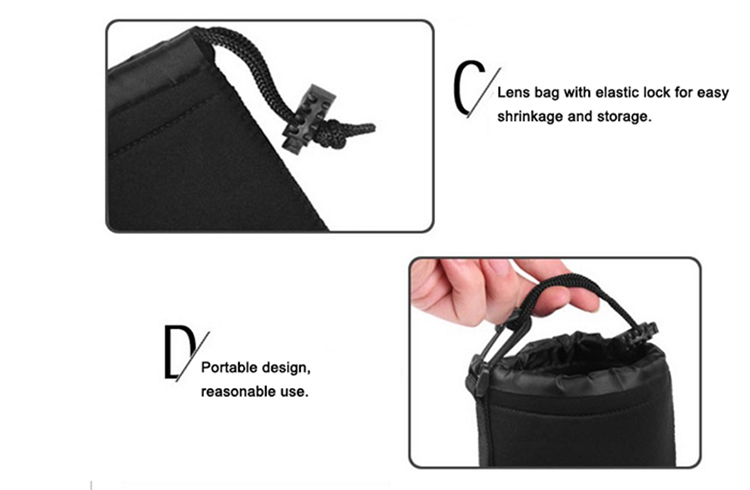 Camera Lens Pouch Bag