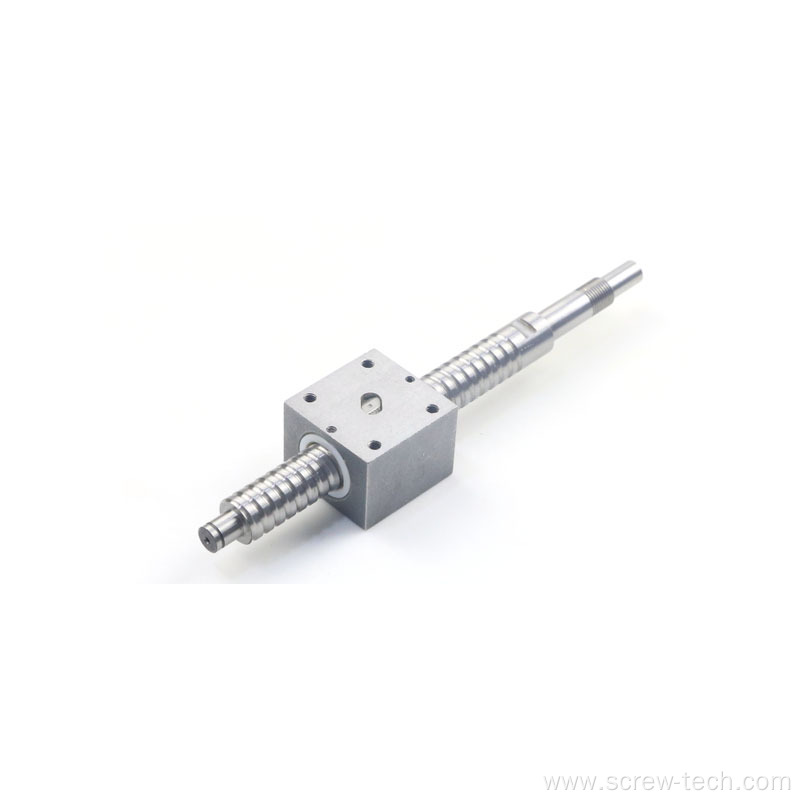 10mm diameter 1mm pitch square nut ball screw