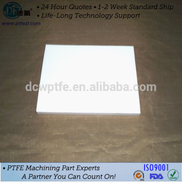 Direct supply pure white custom ptfe block