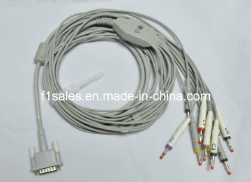 Philips One-Piece 10ld EKG/ECG Cable (F1K8400B84)