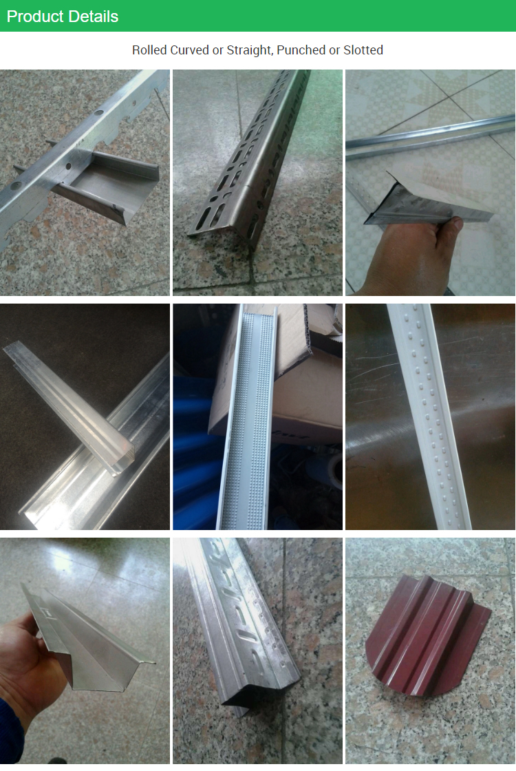 drywall channel c u galvanized sheet light steel keel profiles metal stud/track roll forming machine price ud cd uw cw profiles