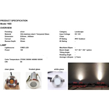 Lampu dek LED yang selamat dan terang