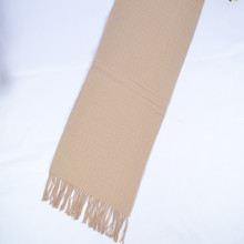 Light brown colour cashmere scarf