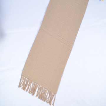 Light brown colour cashmere scarf