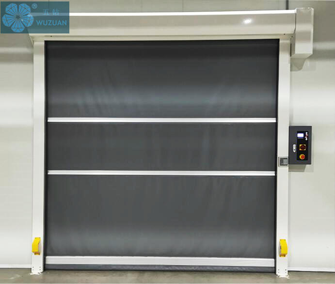 PVC fast electric rolling shutter door 