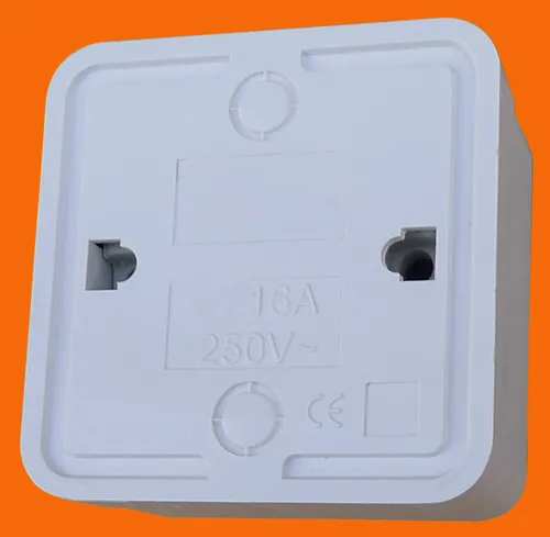European Wall-Mounted Electrical Socket Single-Connected Ground Socket