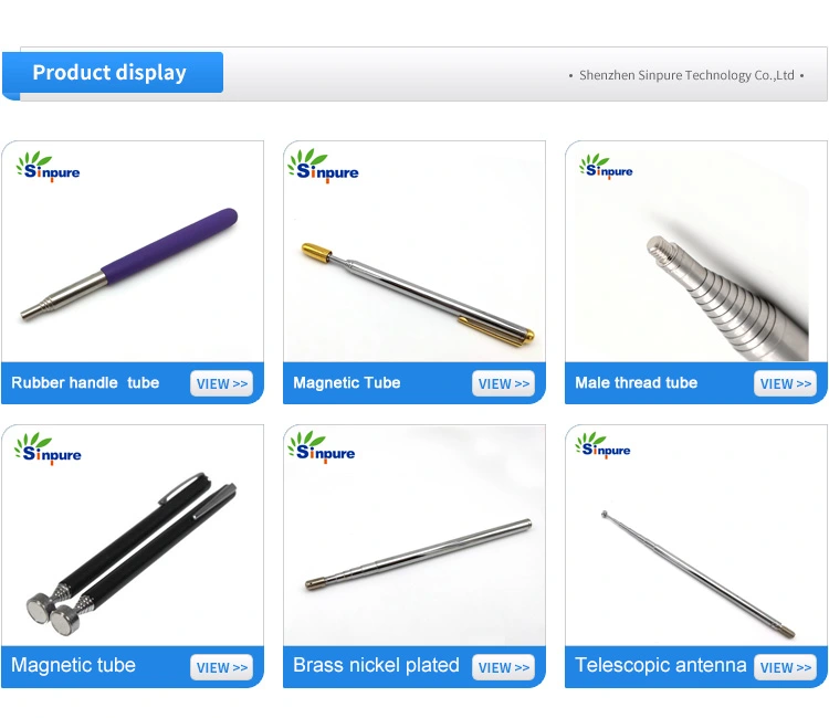 Customized Telescopic Pole with Extension Plastic End From China Manufacture