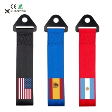 JDM Auto Tow Straps 2 Inch - Custom High Duty National Flag