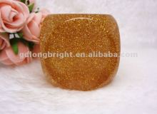 Round corner Gold Dice